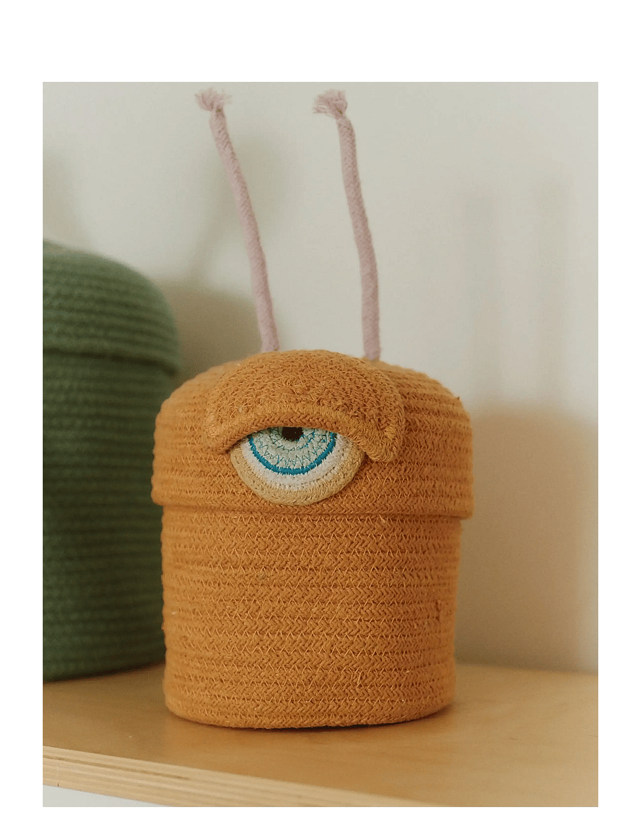 Lorena Canals - Basket Alien Ploot - kosze do przechowywania - orange, aqua, honey, ivory, malwa, black, turqouish - 2