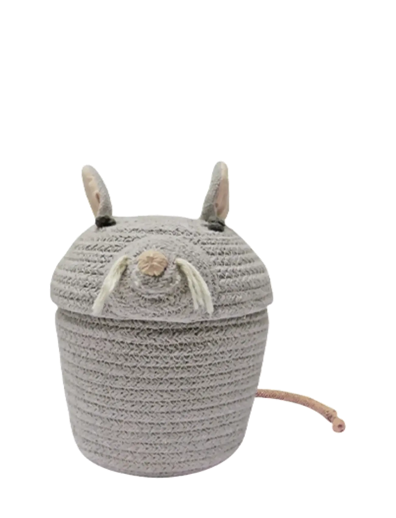 Lorena Canals Basket Mini Renata the Rat - Interiør - PEARL GREY, ROSE, DARK GREY / grey
