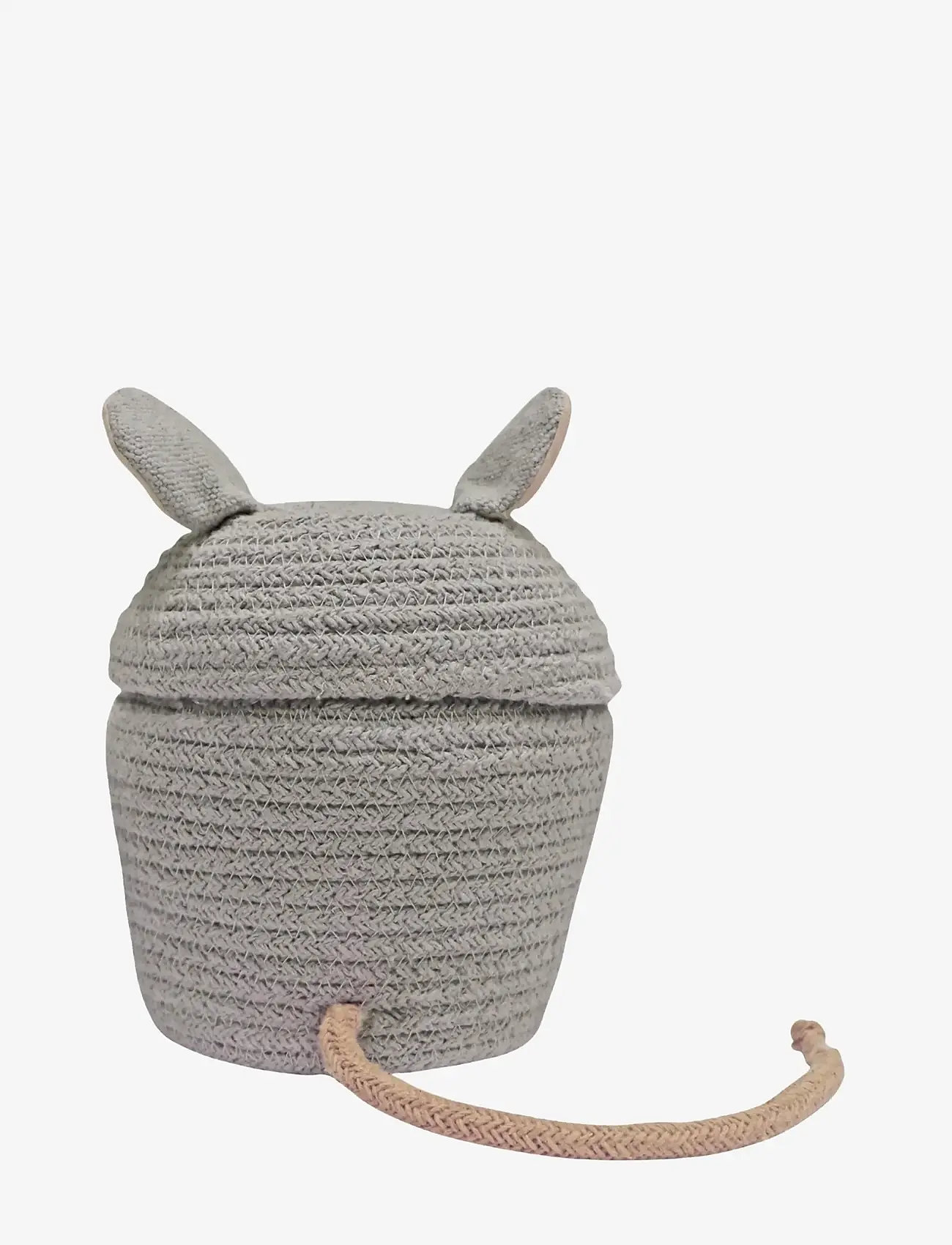 Lorena Canals - Basket Mini Renata the Rat - opbevaringskurve - pearl grey, rose, dark grey - 2