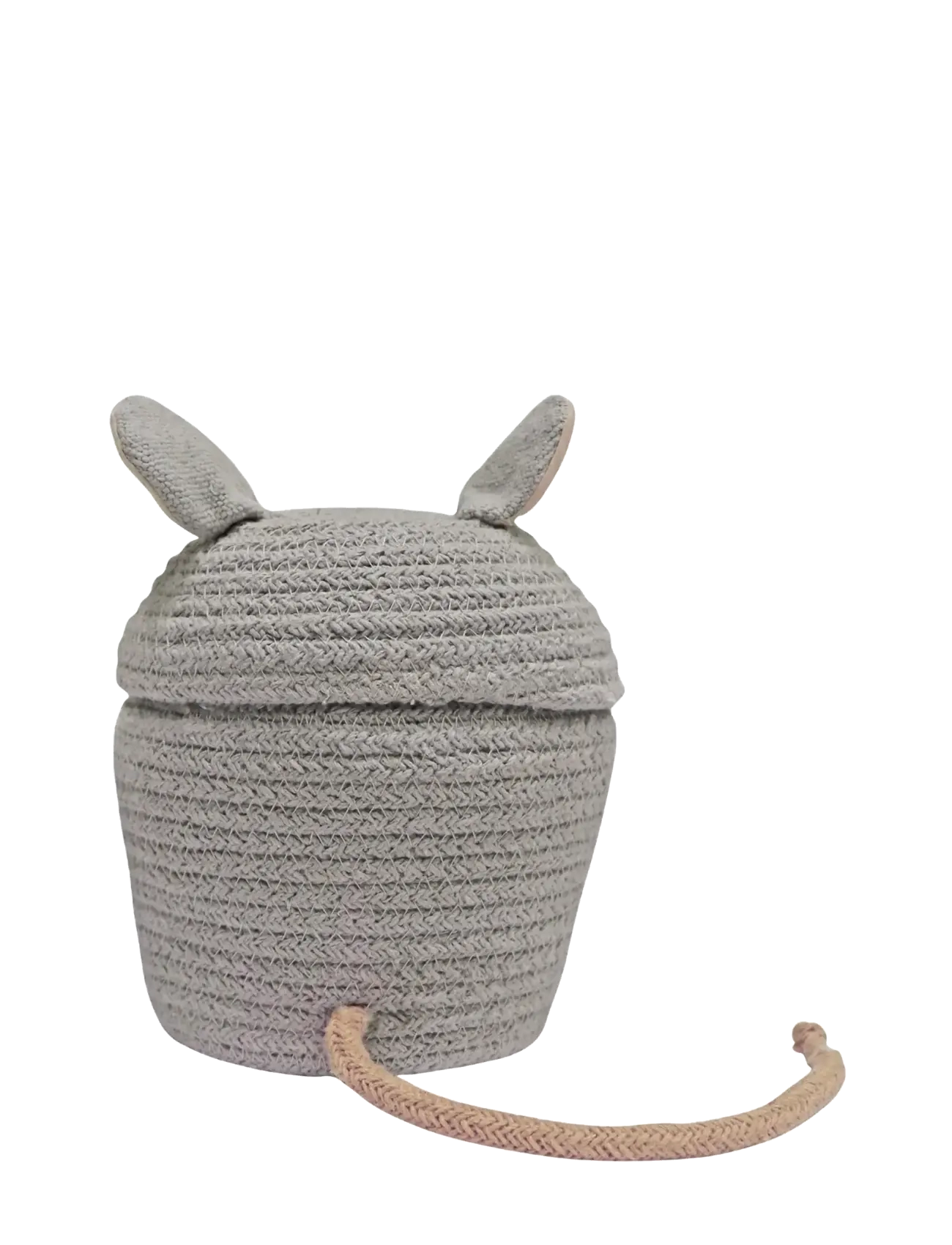 Lorena Canals - Basket Mini Renata the Rat - hoiukorvid - pearl grey, rose, dark grey - 2