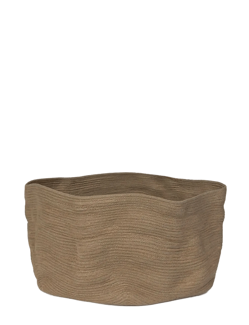 Lorena Canals - Stonewashed Basket Soil Brown - opbevaringskurve - soil brown - 1