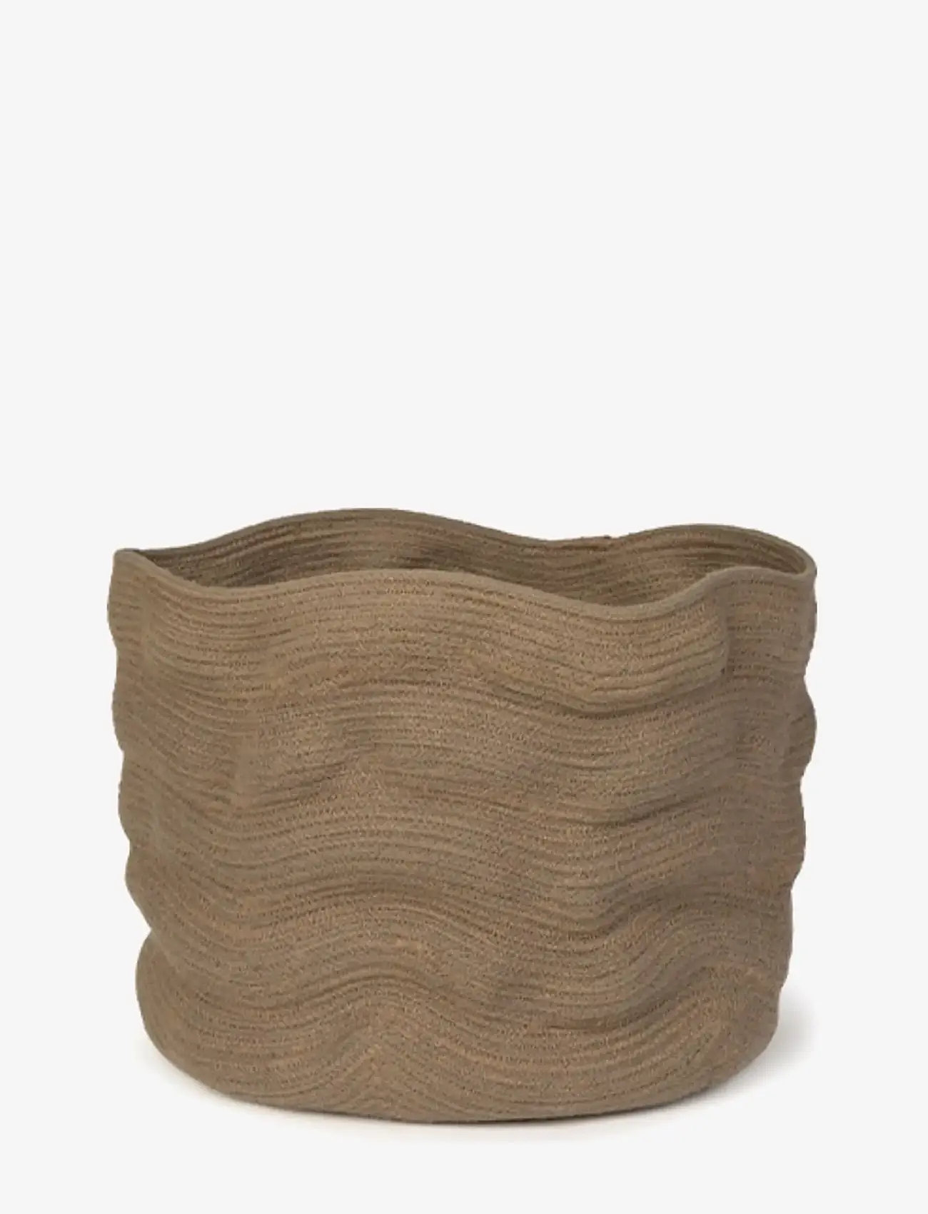 Lorena Canals - Stonewashed Basket Soil Brown - storage baskets - soil brown - 1