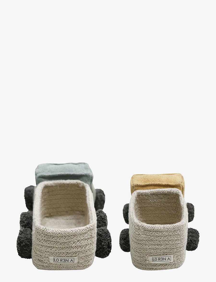 Lorena Canals - Set of mini baskets Truck - pehmed mänguasjad - multicolour - 3