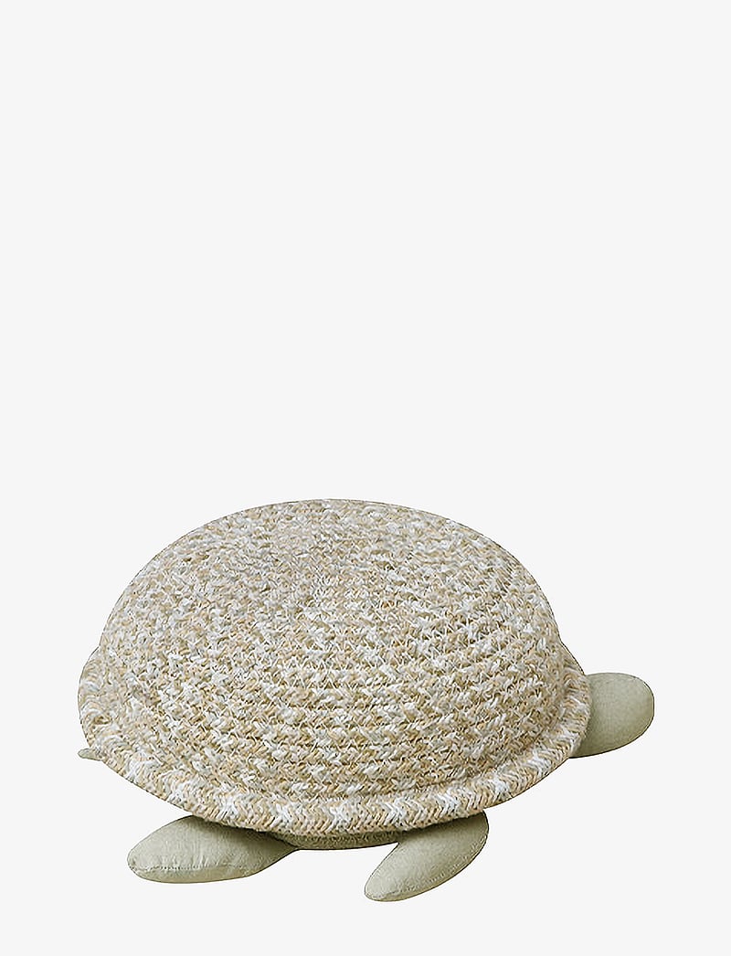 Lorena Canals - Basket Baby Turtle - hoiukorvid - olive, ivory, natural, honey, blue sage - 1