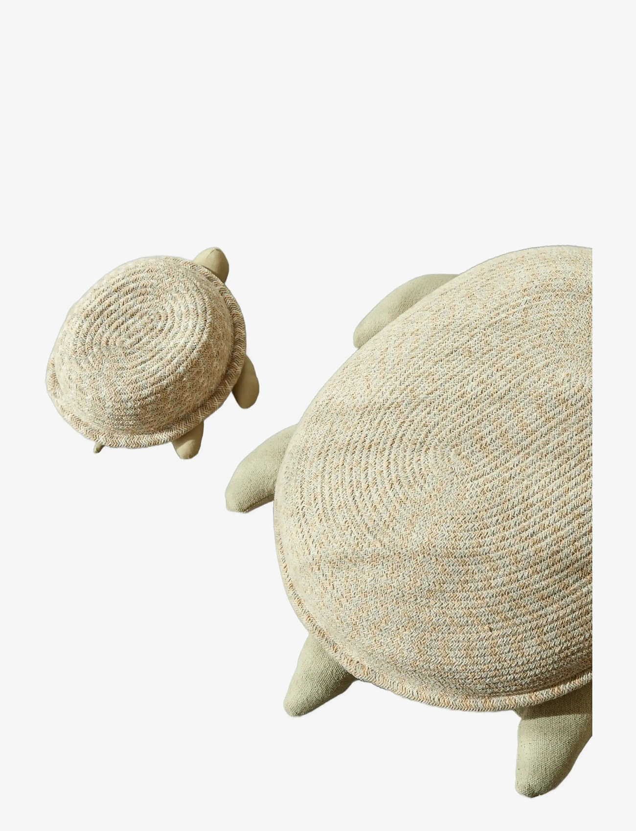 Lorena Canals - Basket Baby Turtle - opbevaringskurve - olive, ivory, natural, honey, blue sage - 3