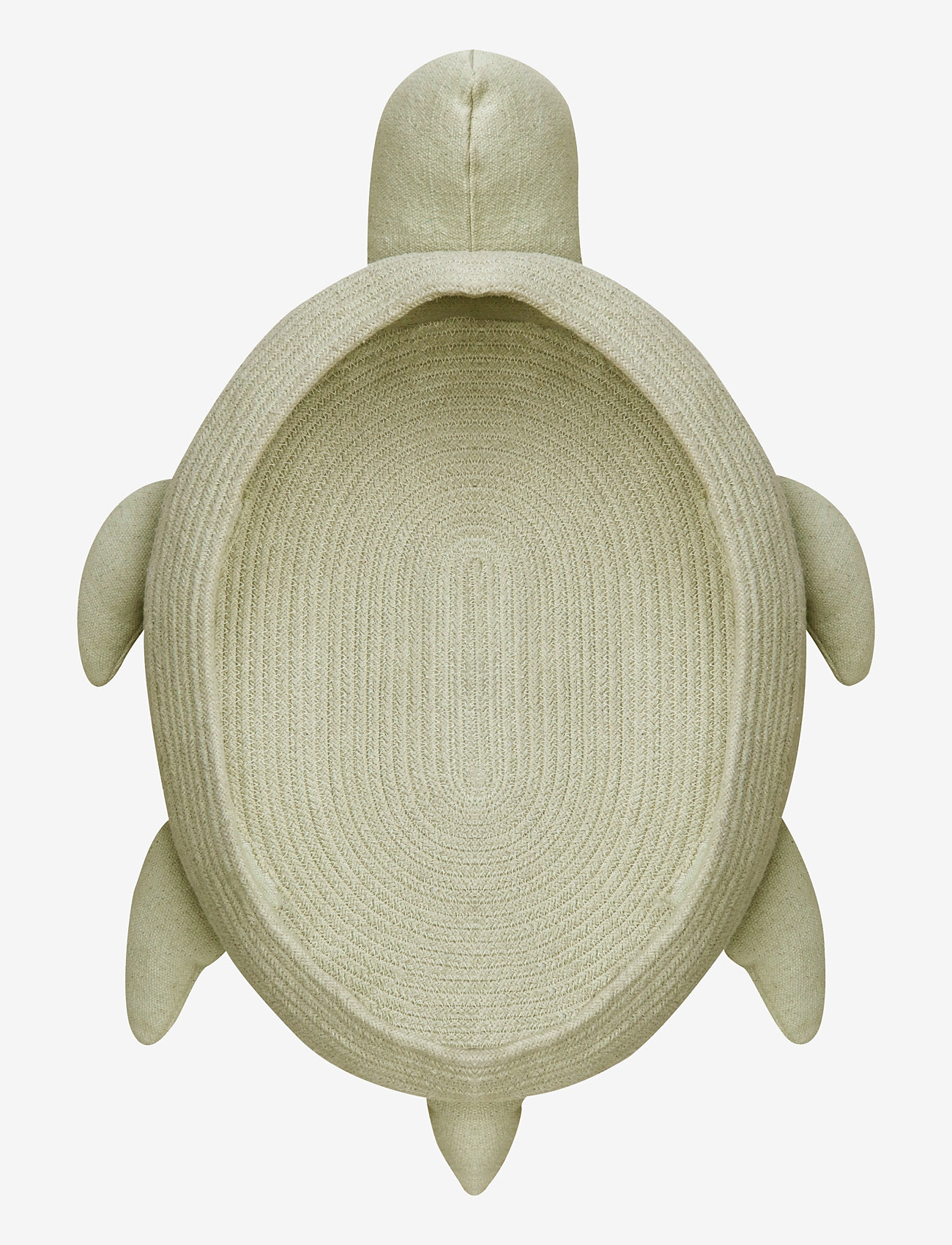 Lorena Canals - Basket Mama Turtle - opbevaringskurve - olive, ivory, natural, honey, blue sage - 1
