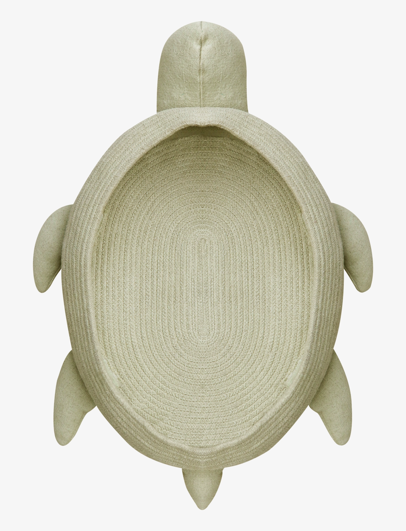 Lorena Canals - Basket Mama Turtle - storage baskets - olive, ivory, natural, honey, blue sage - 1