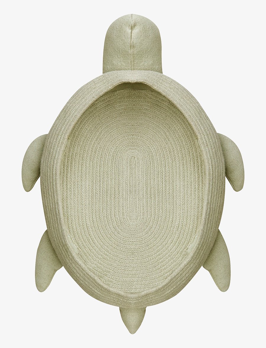 Lorena Canals - Basket Mama Turtle - hoiukorvid - olive, ivory, natural, honey, blue sage - 1