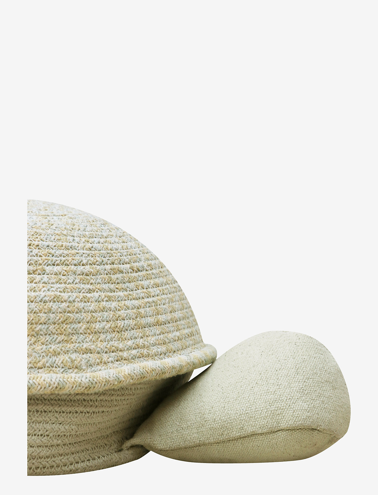 Lorena Canals - Basket Mama Turtle - opbevaringskurve - olive, ivory, natural, honey, blue sage - 2