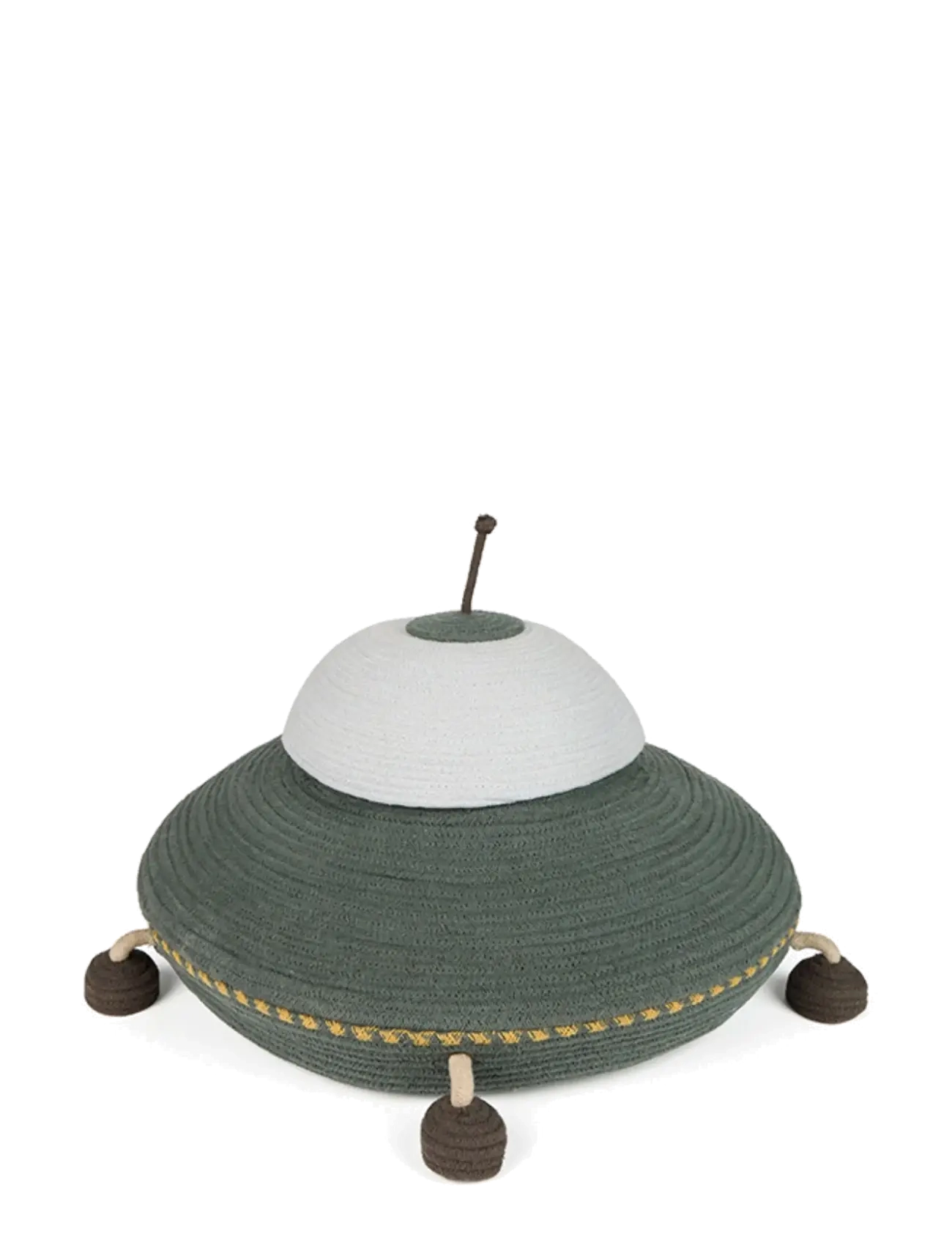 Lorena Canals Basket UFO - Hoiustamine - TRAZO GREEN, YELLOW, NATURAL, PLAIN BLUE, DARK GREY, RED / khaki/green