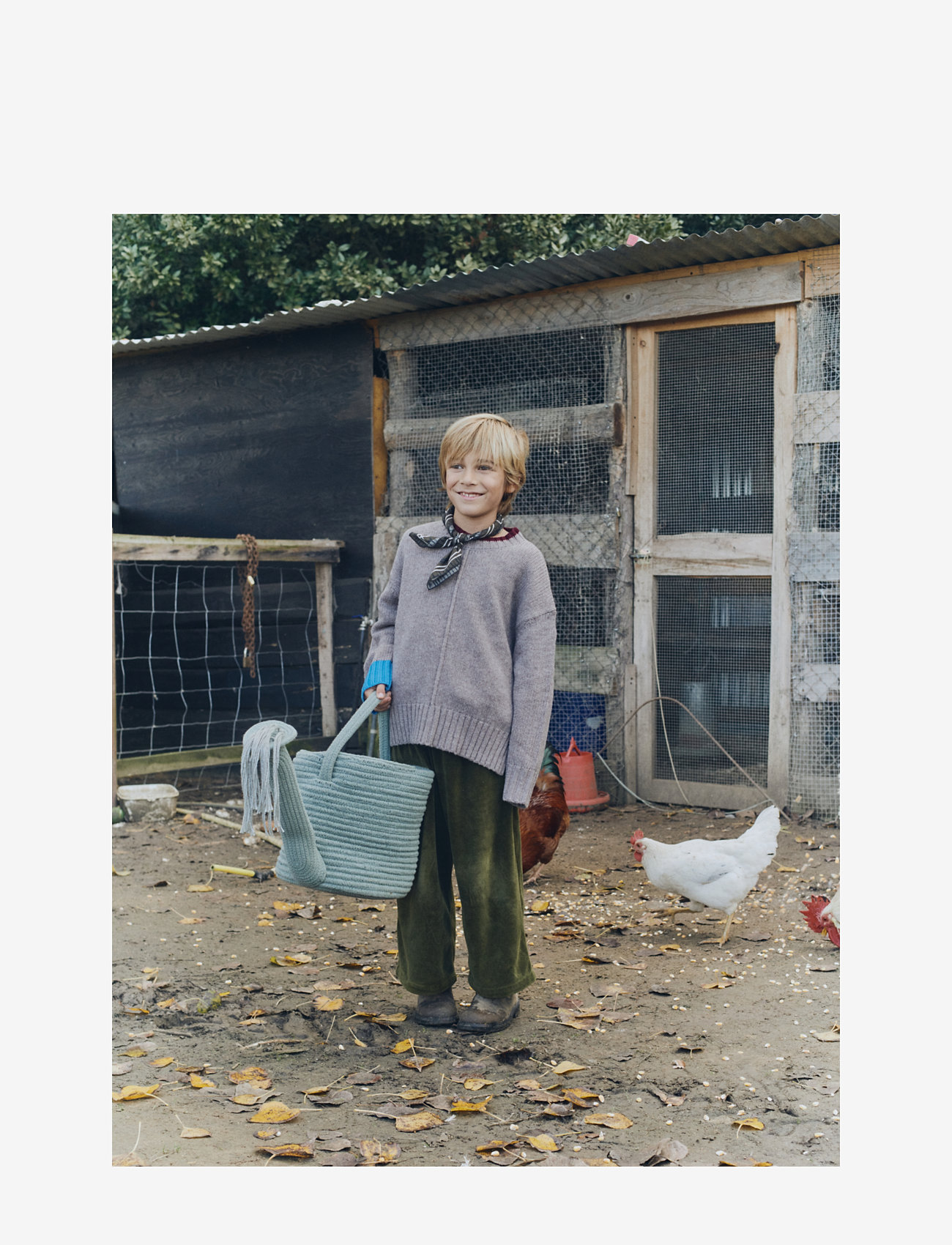 Lorena Canals - Basket Water Can - säilytyskorit - vintage blue - 4