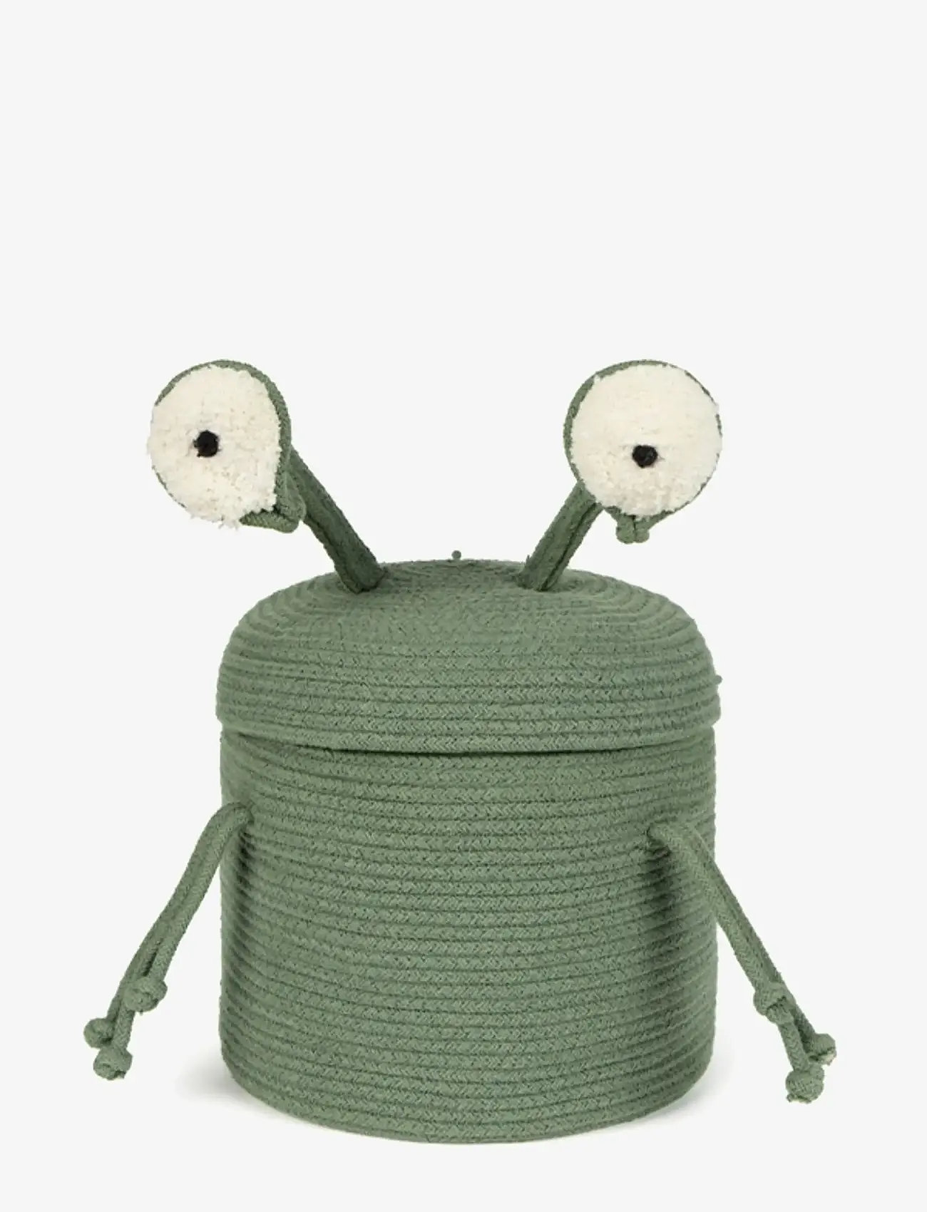 Lorena Canals - Basket Alien Zog - daiktų laikymo dėžės - green, ivory, black - 0