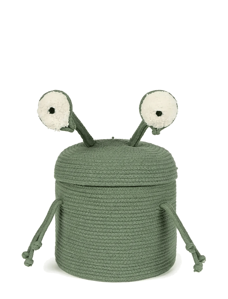 Lorena Canals - Basket Alien Zog - daiktų laikymo dėžės - green, ivory, black - 0