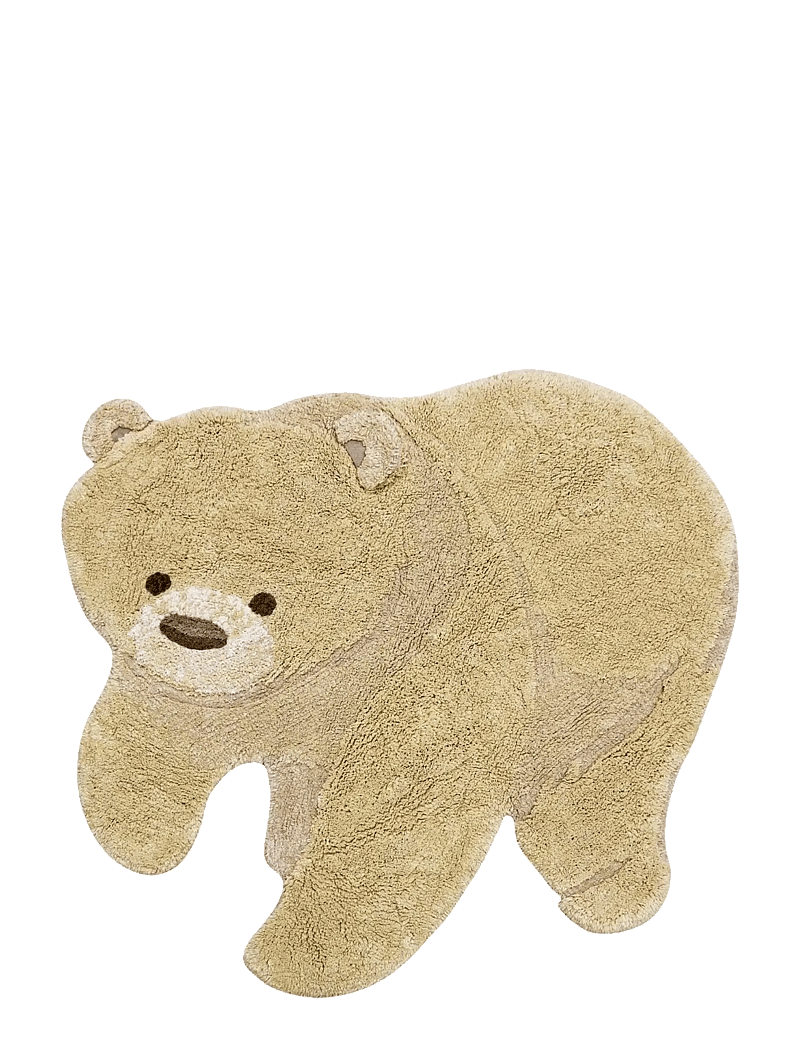 Lorena Canals - Washable Animal Rug Bear - asymmetric rugs - honey, natural, light brown - 0