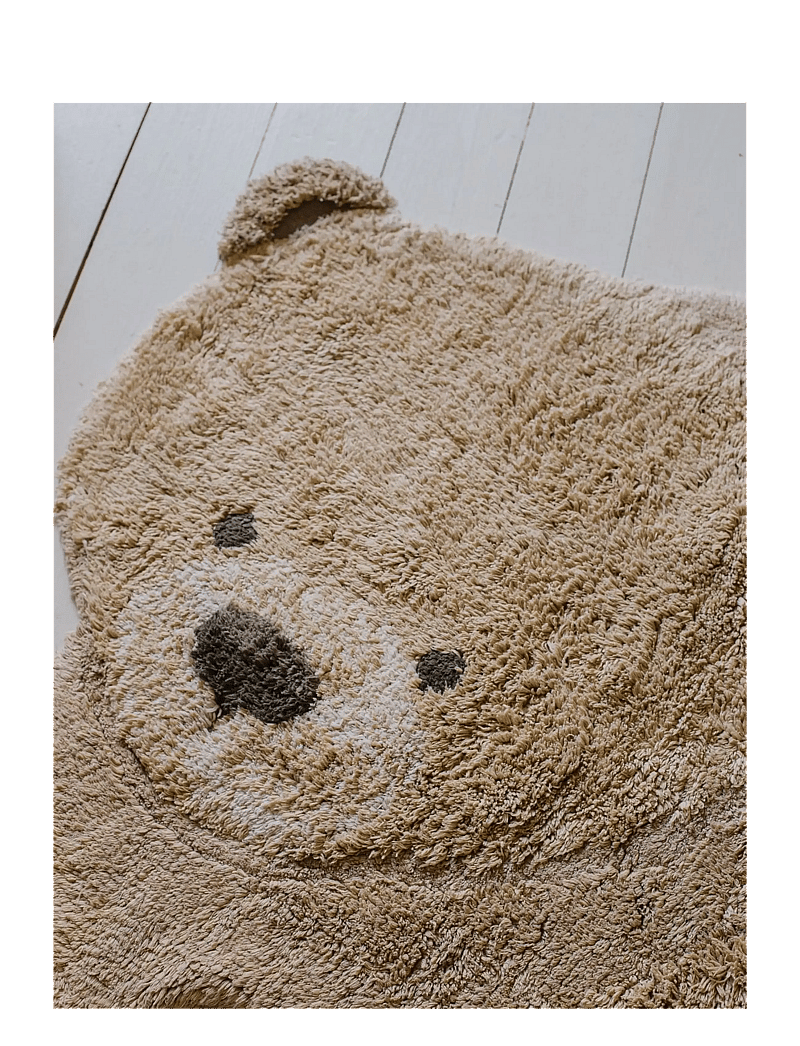 Lorena Canals - Washable Animal Rug Bear - asymmetric rugs - honey, natural, light brown - 3
