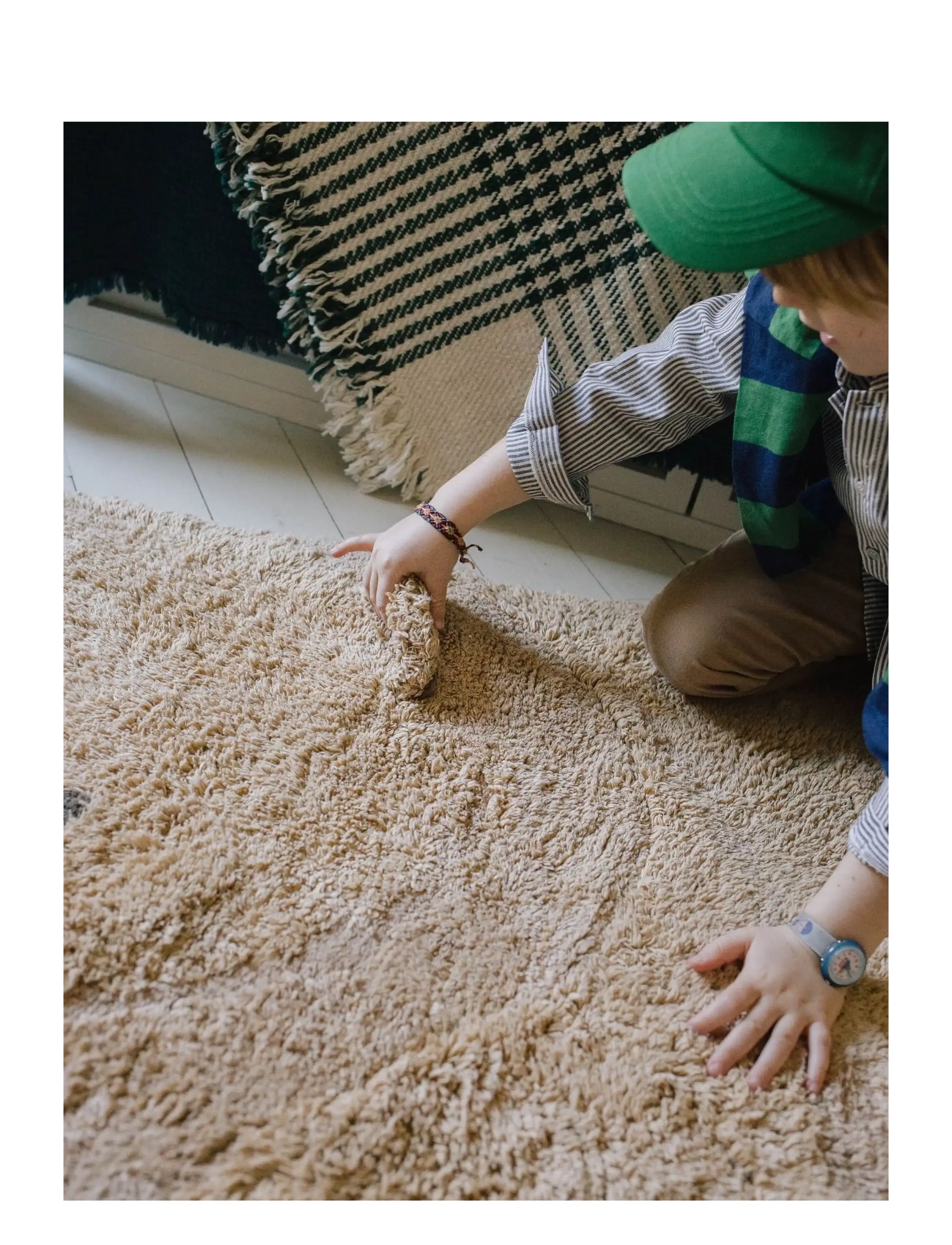 Lorena Canals - Washable Animal Rug Bear - asymmetriske tæpper - honey, natural, light brown - 5