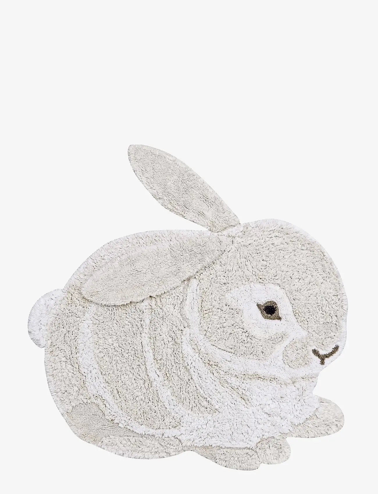 Lorena Canals - Washable Animal Rug Bunny - asymmetriska mattor - natural, ivory, nude, light brown - 0
