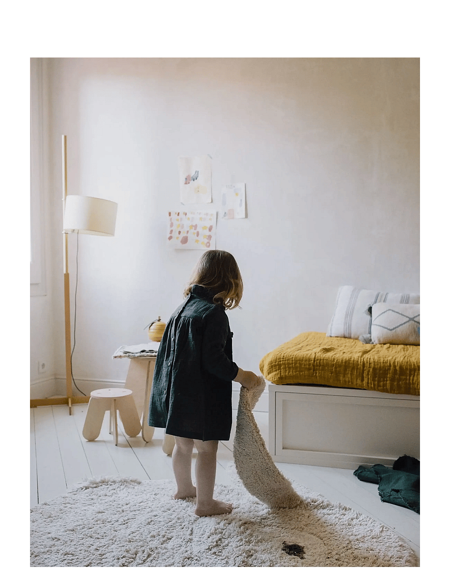 Lorena Canals - Washable Animal Rug Bunny - asymmetrische teppiche - natural, ivory, nude, light brown - 5
