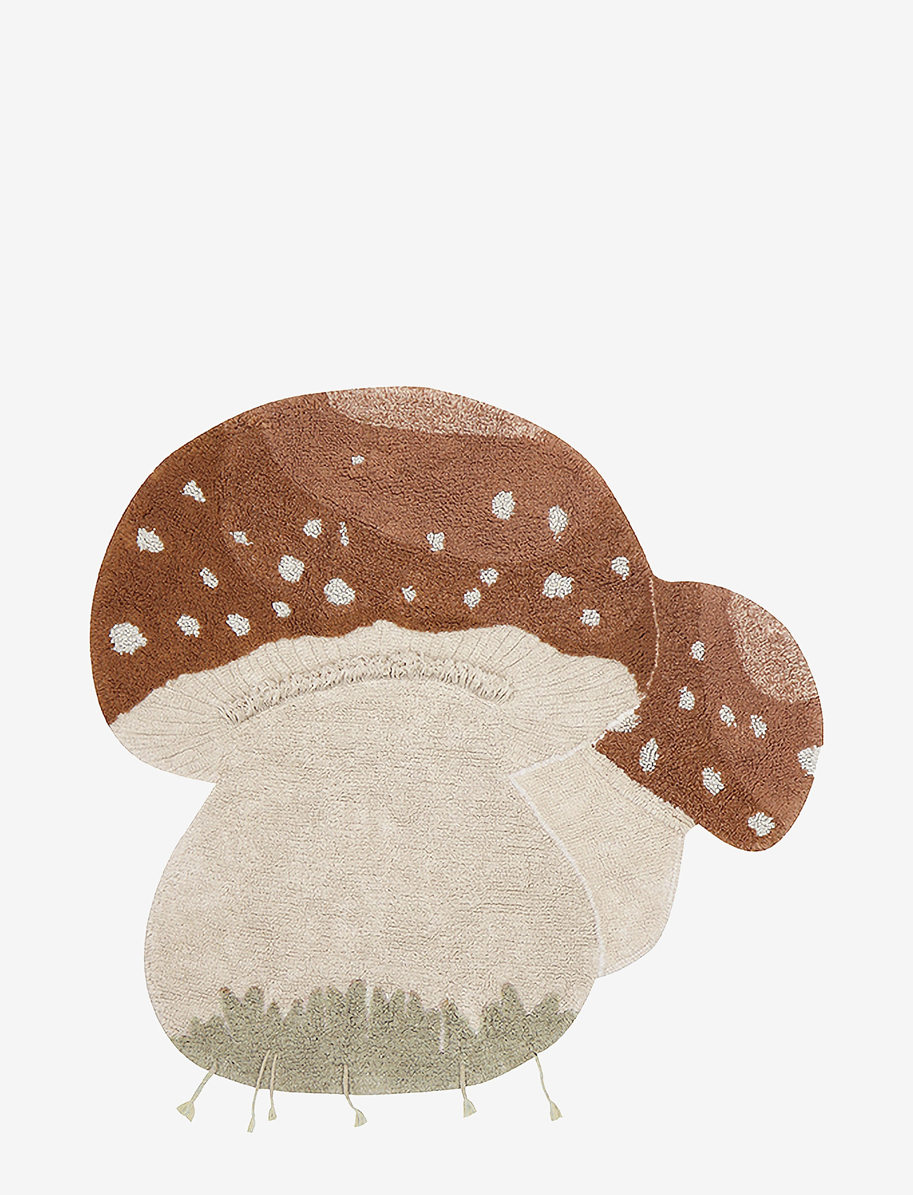 Lorena Canals - Washable rug Boletus - vaibad - natural, olive, chestnut, ivory - 0