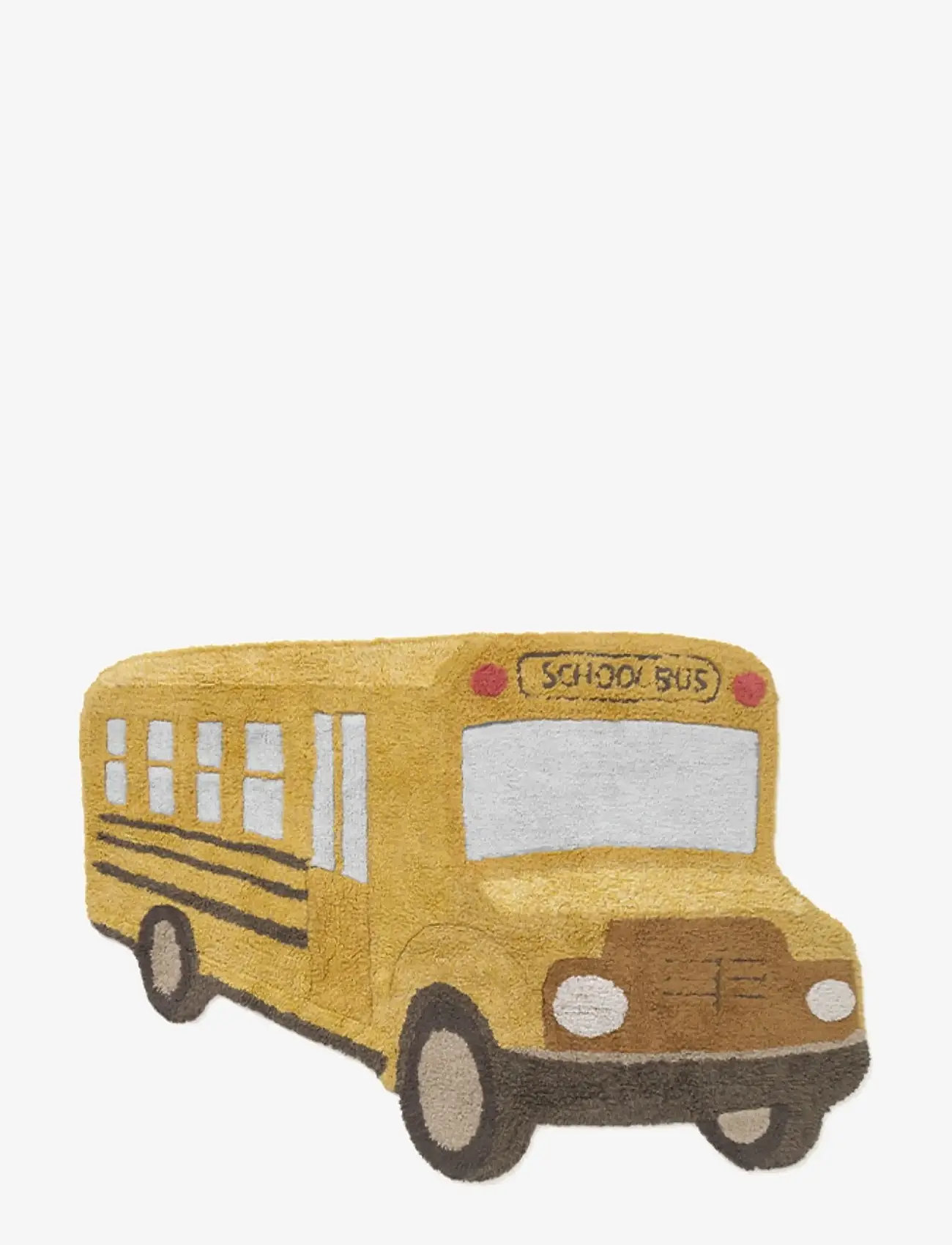 Lorena Canals - Washable Rug School Bus - asymmetriske tæpper - corn silk, light honey, dark honey, vanilla, honey, bright grey, pale blue, soil brown, dark grey, n - 0