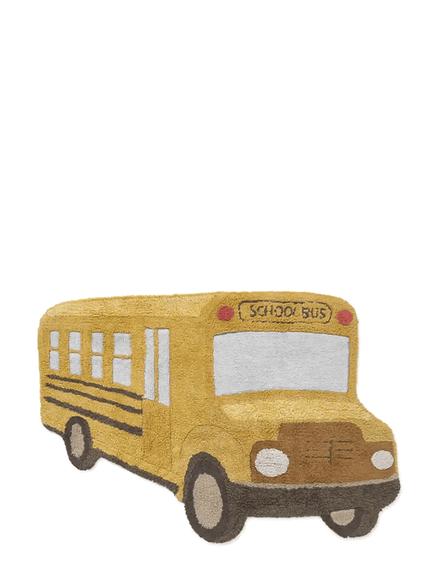 Lorena Canals - Washable Rug School Bus - asymmetrische teppiche - corn silk, light honey, dark honey, vanilla, honey, bright grey, pale blue, soil brown, dark grey, n - 0