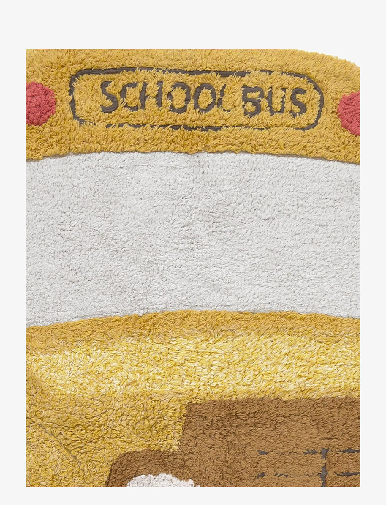 Lorena Canals - Washable Rug School Bus - asymmetriske tæpper - corn silk, light honey, dark honey, vanilla, honey, bright grey, pale blue, soil brown, dark grey, n - 2