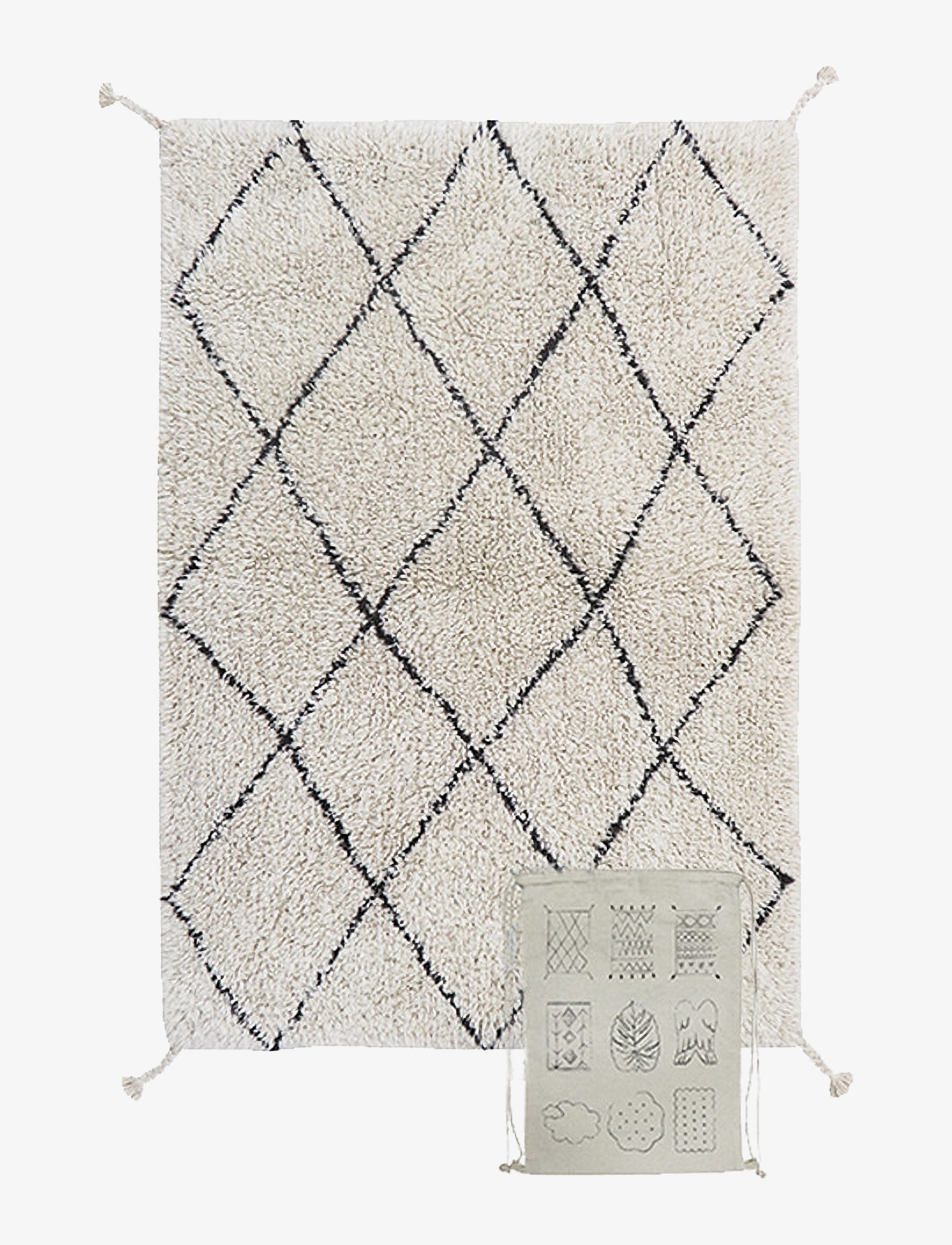 LORENA CANALS Washable Rug Mini Bereber Beige - 70X100CM - Kinder