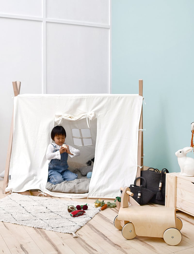 Lorena Canals - Washable rug Mini Bereber - vaibad - natural, black - 0