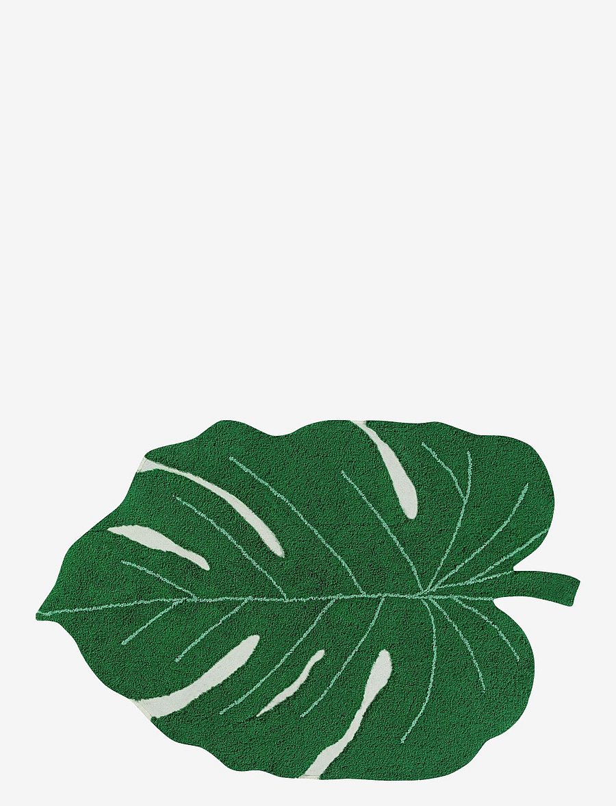 Lorena Canals - Monstera Leaf - asymmetriska mattor - green - 1