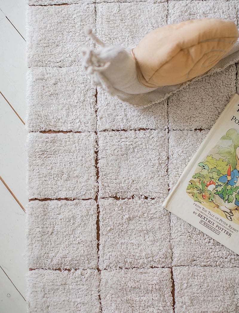 Lorena Canals - Washable Rug Mosaic - bomuldstæpper & kludetæpper - natural, toffee - 3