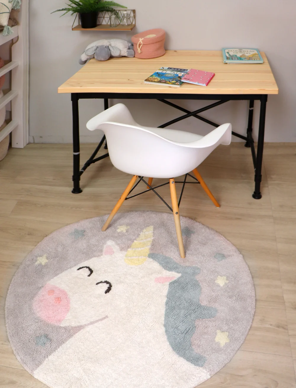 Lorena Canals - Washable rug - Believe in Yourself - mattor - pearl grey, ivory, light yellow, dark grey, peach - 4