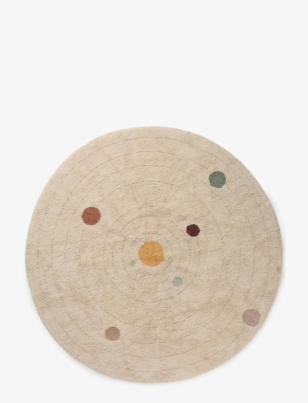 Lorena Canals - Washable Play Rug Solar System - runde tæpper - natural, new grey, honey, doeskin, blue sage, rose, marshalla, chestnut, vintage blue, light green, - 0