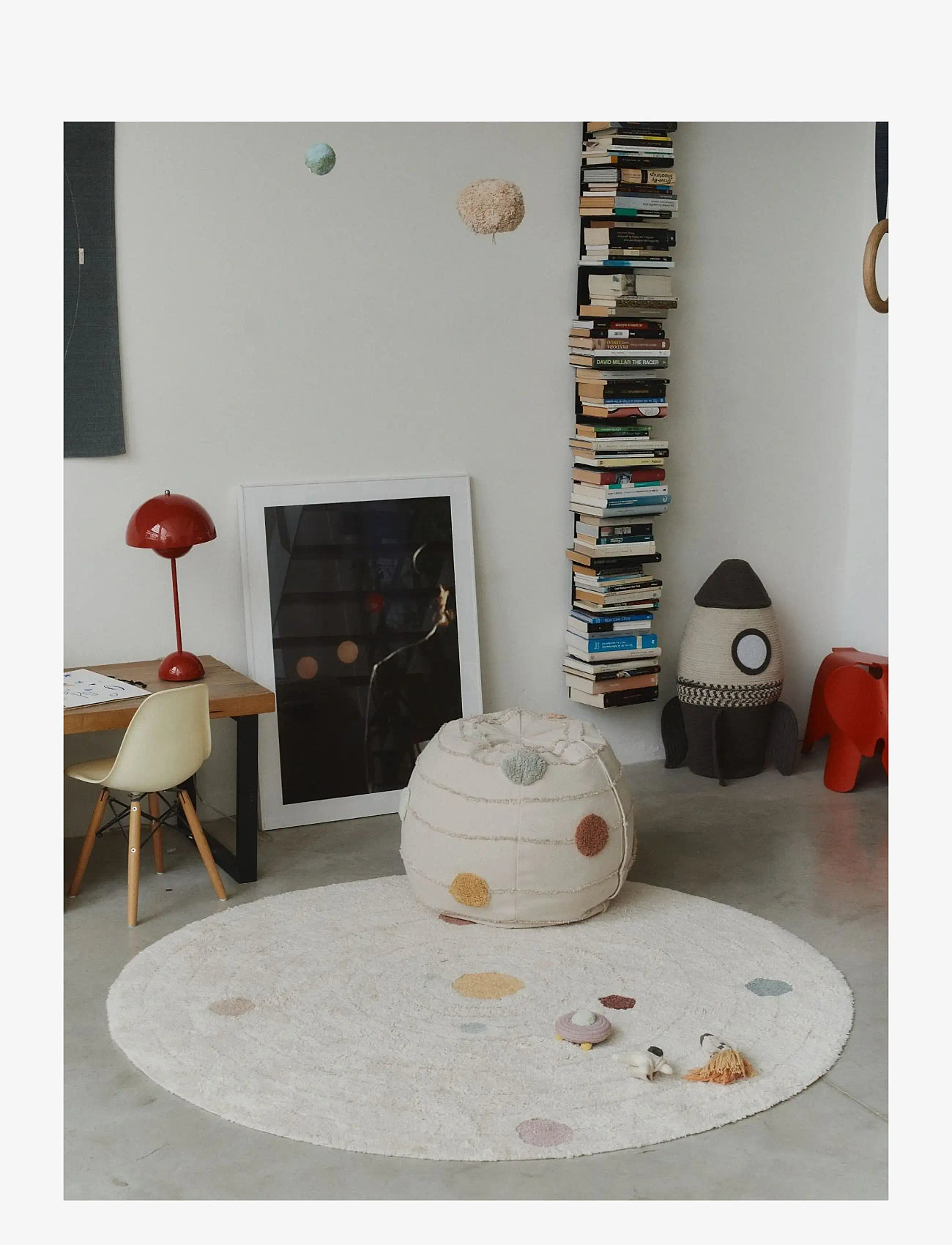 Lorena Canals - Washable Play Rug Solar System - runda mattor - natural, new grey, honey, doeskin, blue sage, rose, marshalla, chestnut, vintage blue, light green,  - 2