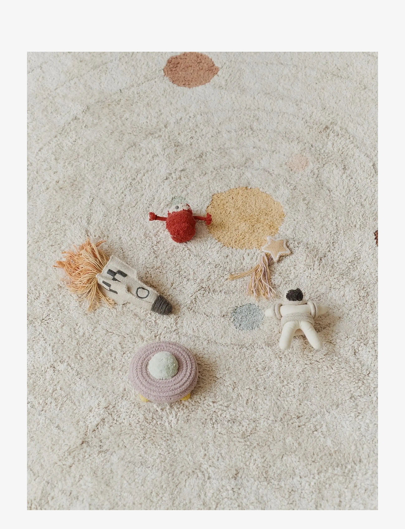 Lorena Canals - Washable Play Rug Solar System - runda mattor - natural, new grey, honey, doeskin, blue sage, rose, marshalla, chestnut, vintage blue, light green,  - 4