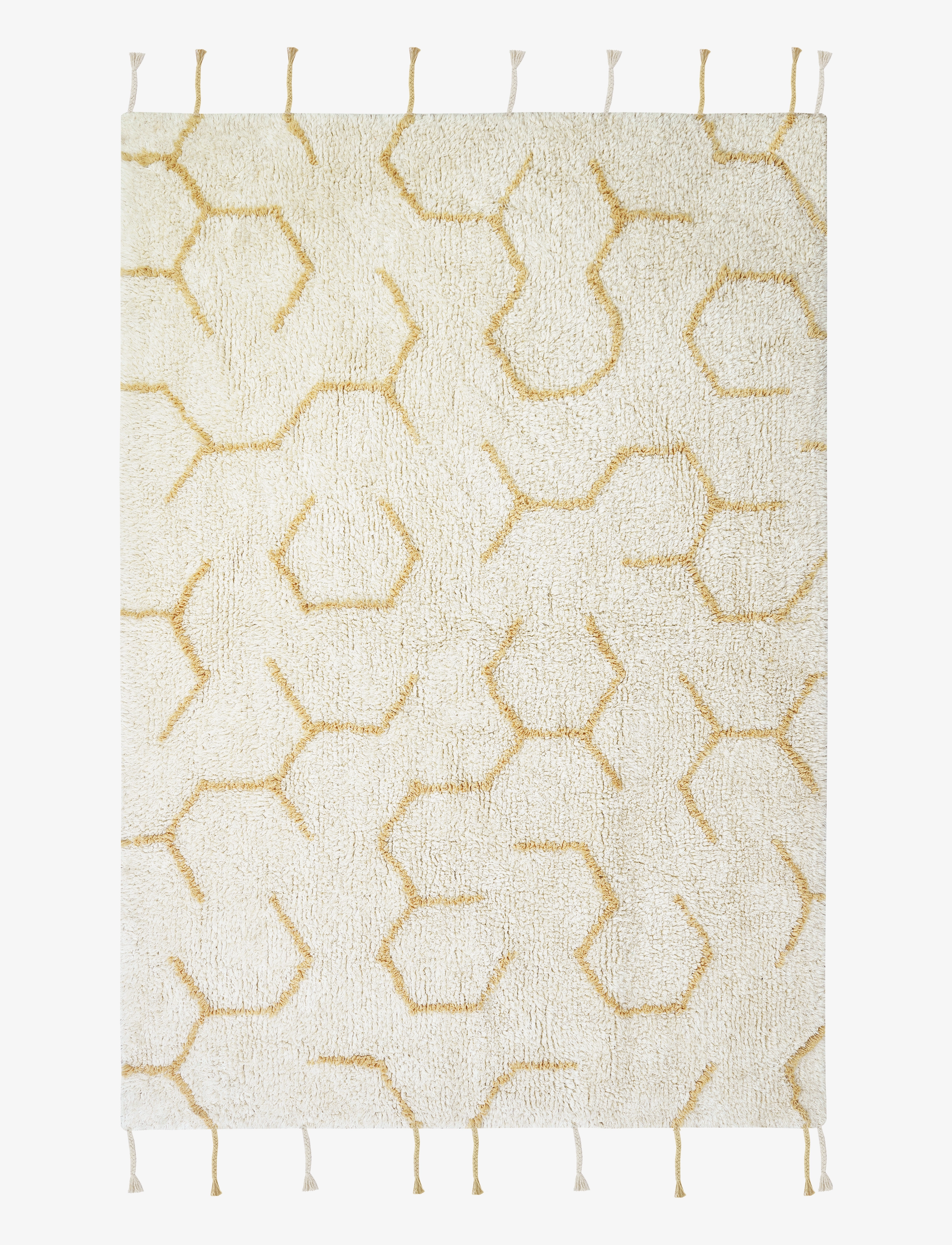 Lorena Canals - Play rug Pollination - teppiche - ivory, natural, light honey, blue sage, black - 1