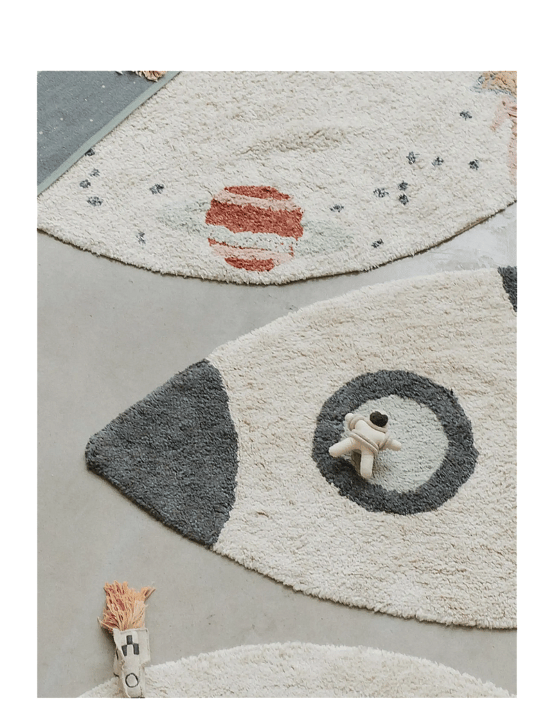 Lorena Canals - Washable Rug Rocket - asymmetrische teppiche - natural, dark grey, trazo green, blue sage, light honey, new terracota, red - 3