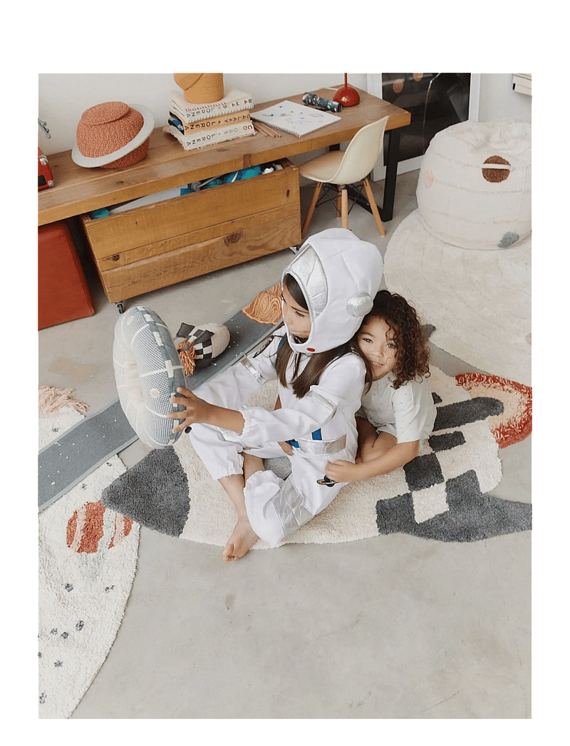 Lorena Canals - Washable Rug Rocket - asymmetrische teppiche - natural, dark grey, trazo green, blue sage, light honey, new terracota, red - 4