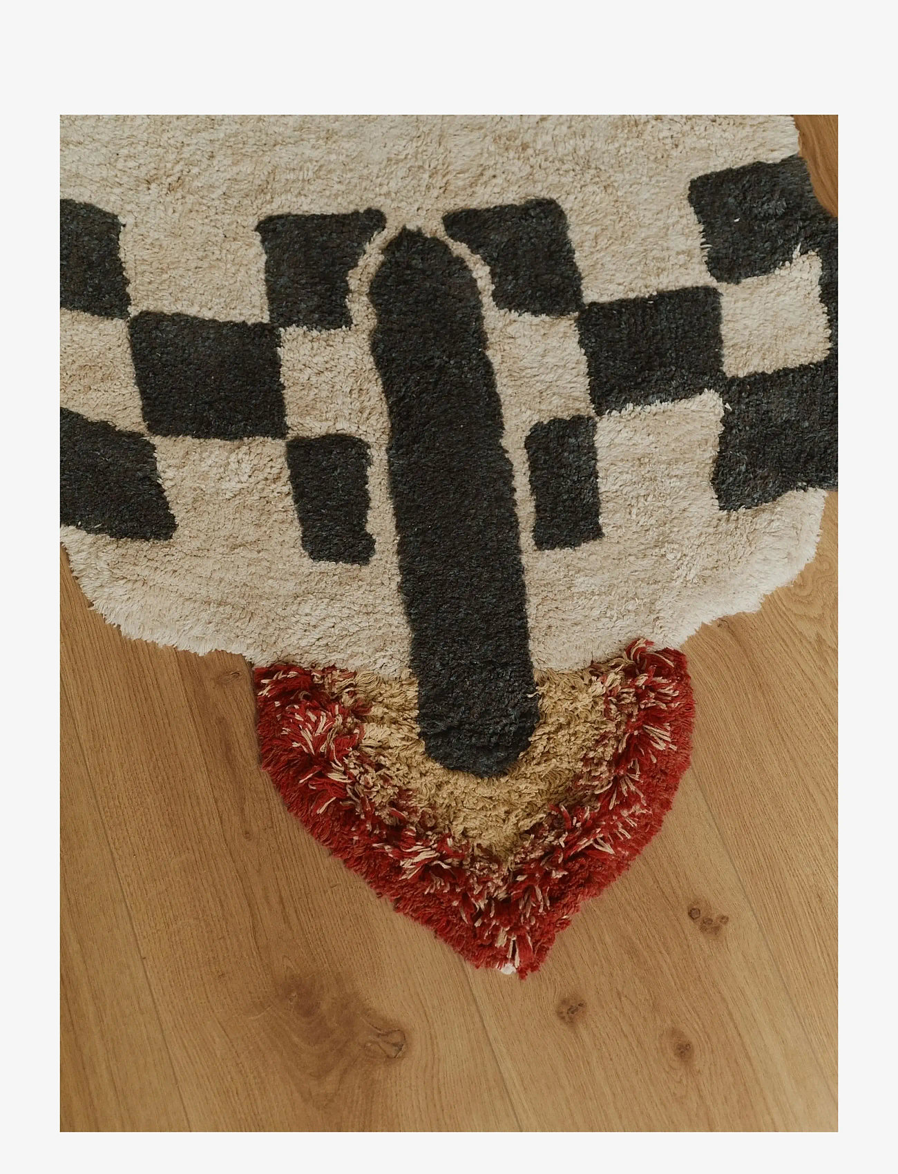 Lorena Canals - Washable Rug Rocket - asymmetrische teppiche - natural, dark grey, trazo green, blue sage, light honey, new terracota, red - 5