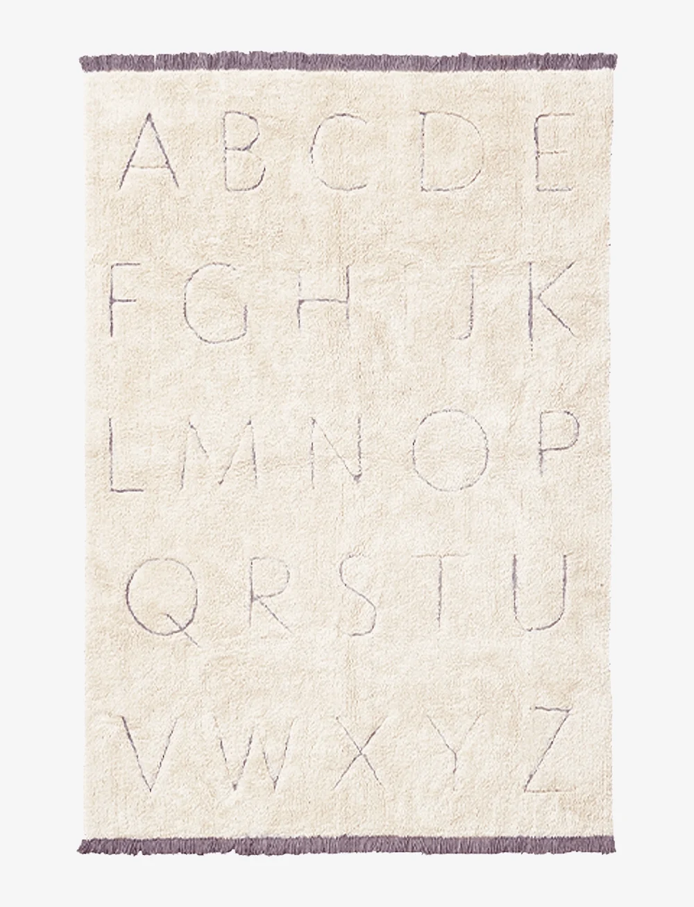 Lorena Canals - RugCycled washable rug ABC - teppiche - natural, rugcycled yarn - 1