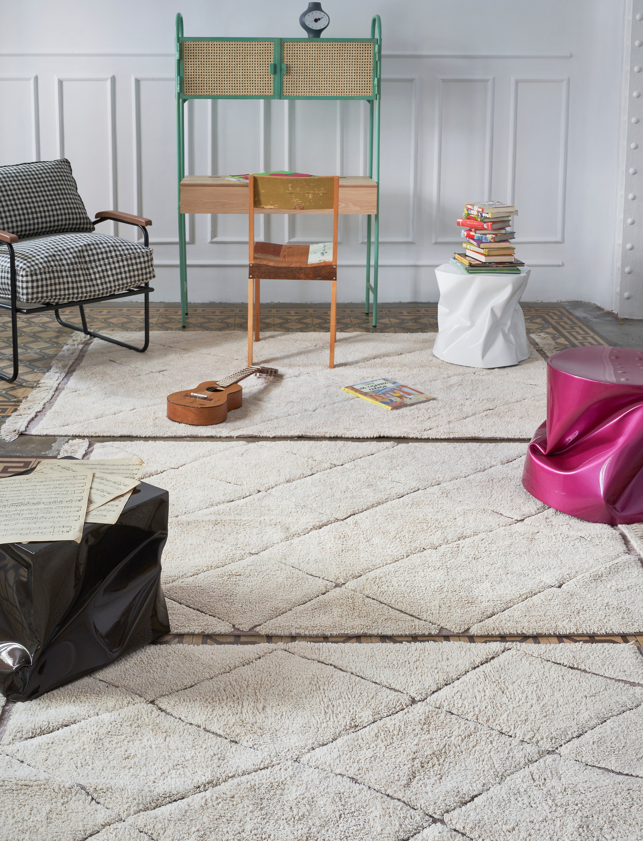 Lorena Canals - RugCycled washable rug Bereber - natural, rugcycled yarn - 3
