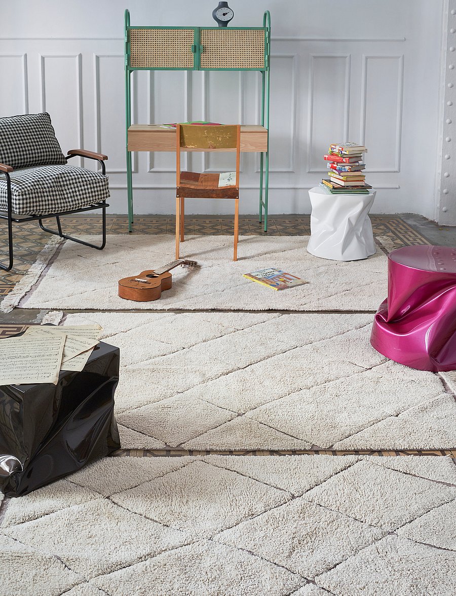 Lorena Canals - RugCycled washable rug Bereber - natural, rugcycled yarn - 3