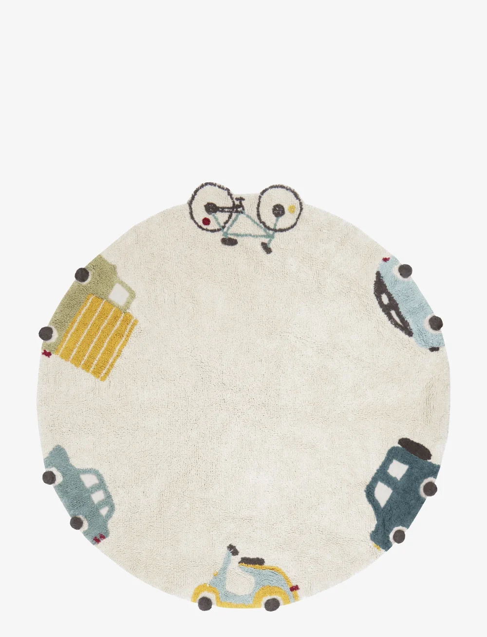 Lorena Canals - Washable Rug Wheels - runde tæpper - natural - 1