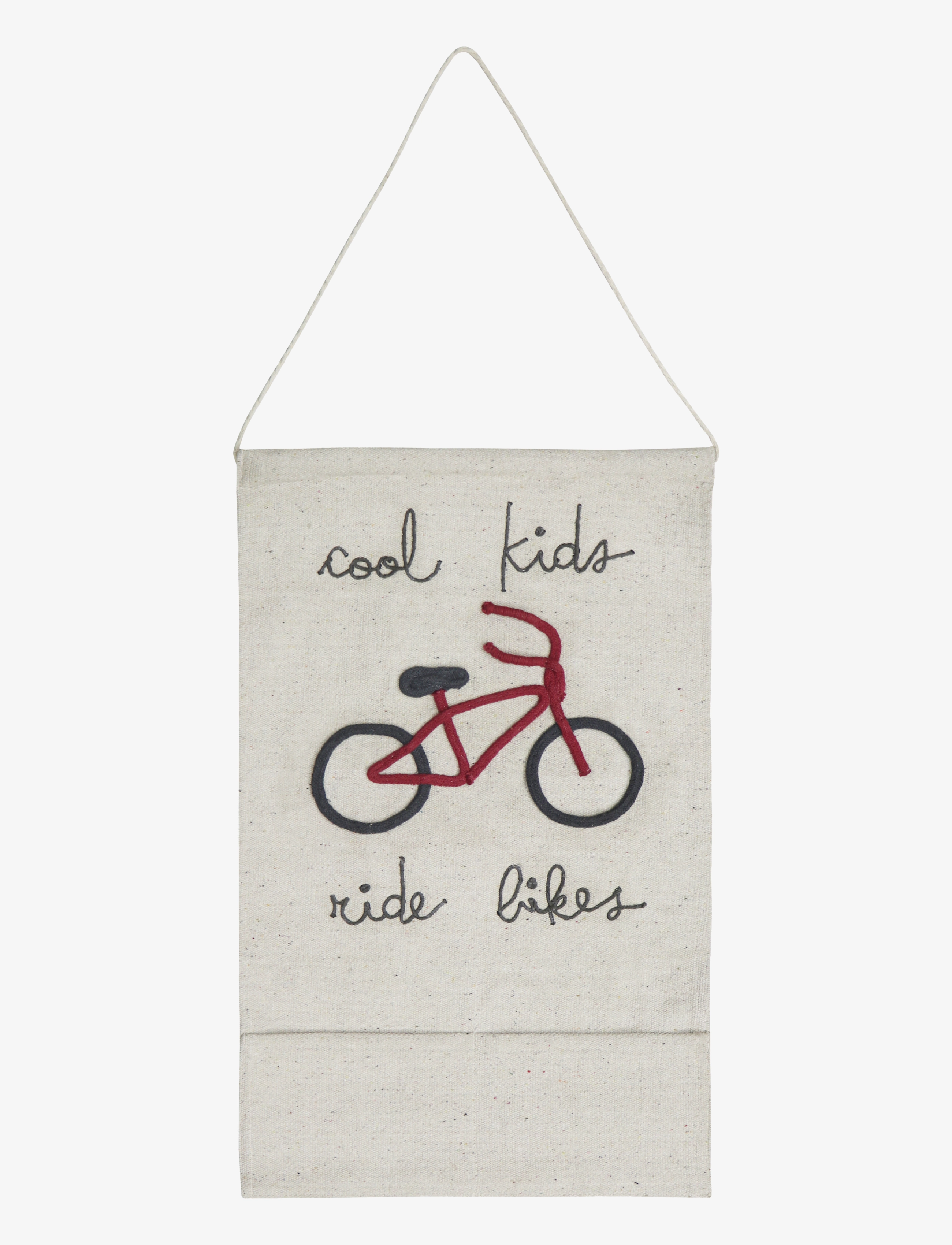 LORENA CANALS Wall Pocket Hanger Cool Kinder Ride Bikes Patterned - 45X70CM - Kinder