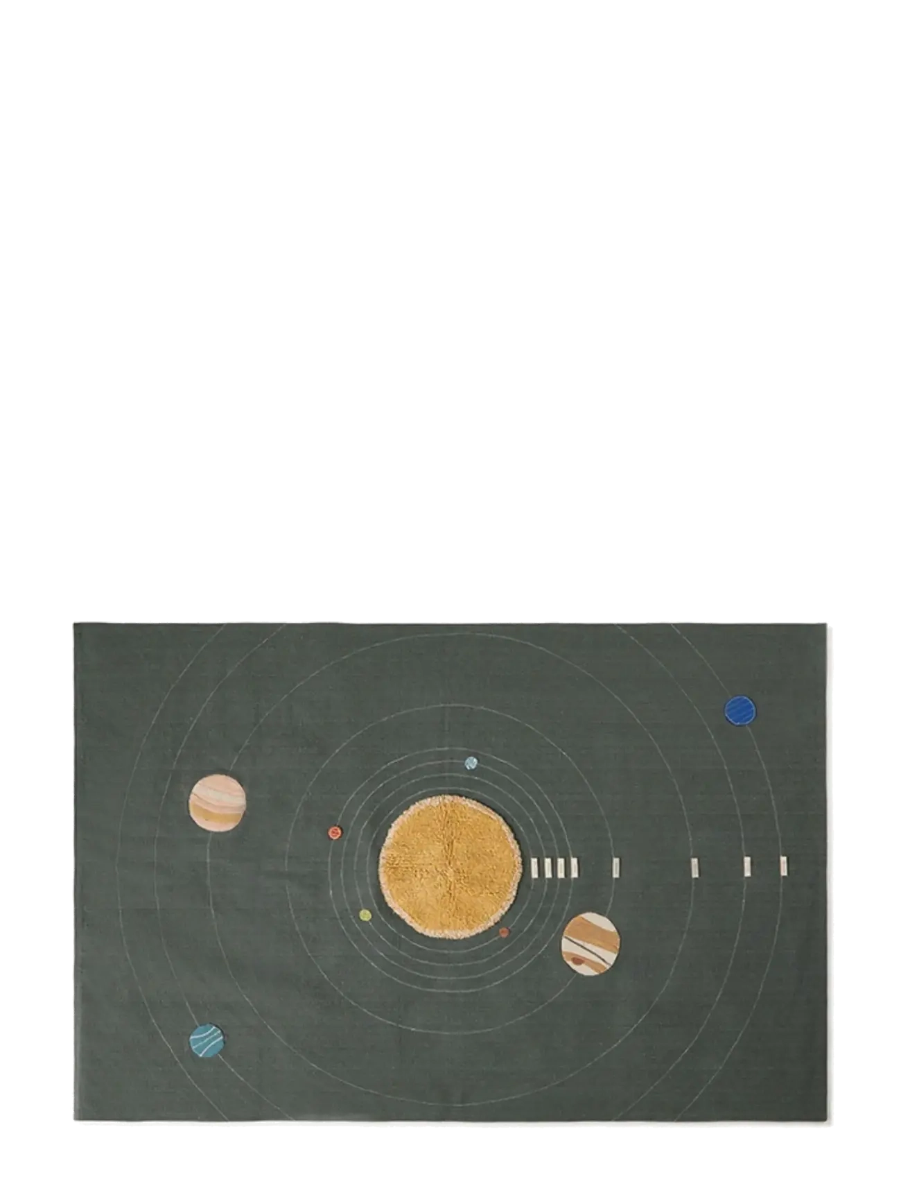 Lorena Canals Wall Hanger Solar System, 150X 100 cm, Rugs And Carpets, Mehrfarbig/gemustert - Rectangular Rugs, Kinder