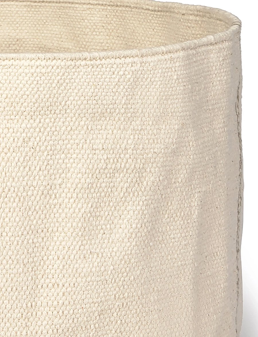 Lorena Canals - Handloom Basket Nopal - aufbewahrungskörbe - rugcycled, ochre, patriot blue, anil, soil brown, natural - 4