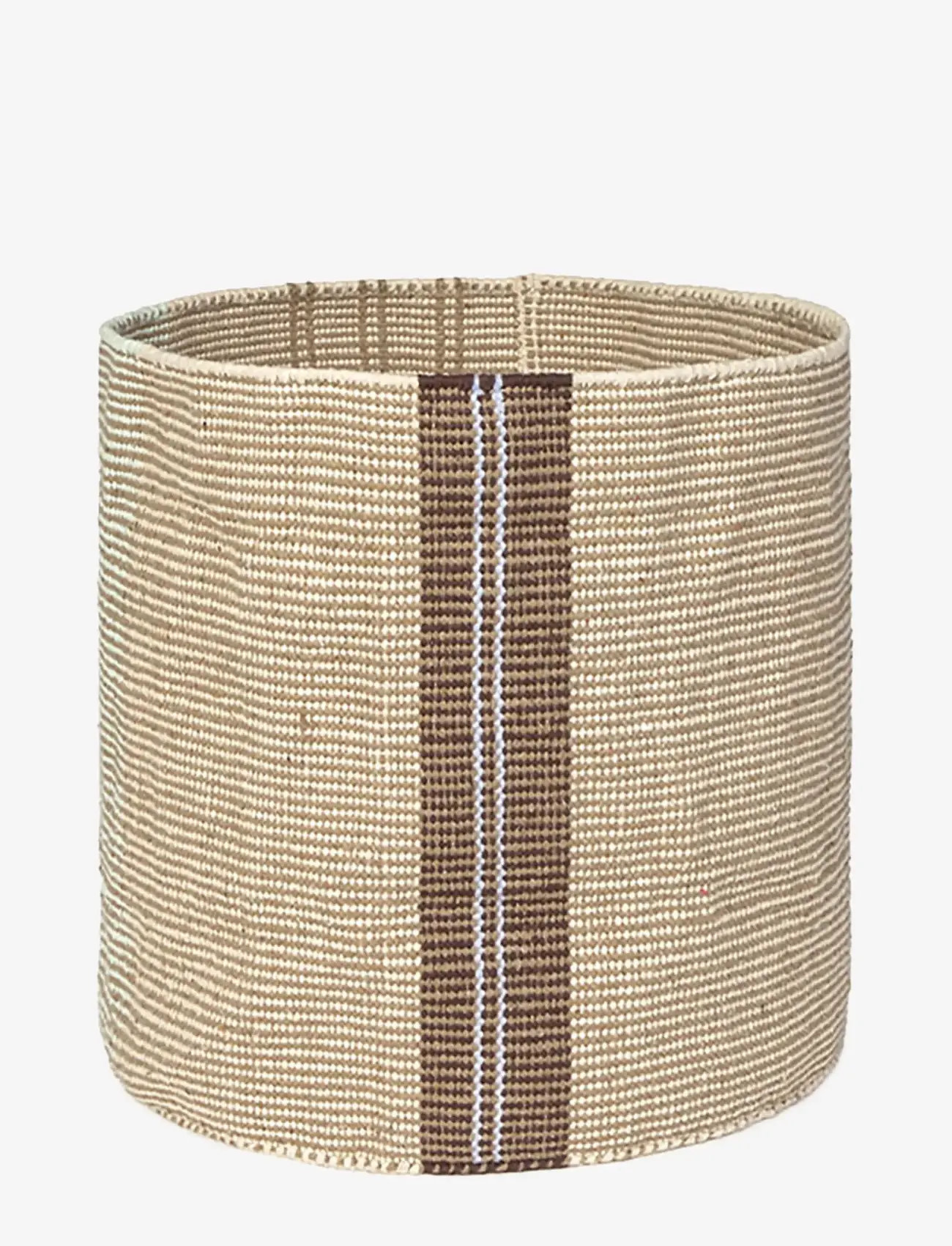 Lorena Canals - Handloom Basket Tule - opbevaringskurve - rugcycled, natural, aqua, anil, coffee - 1