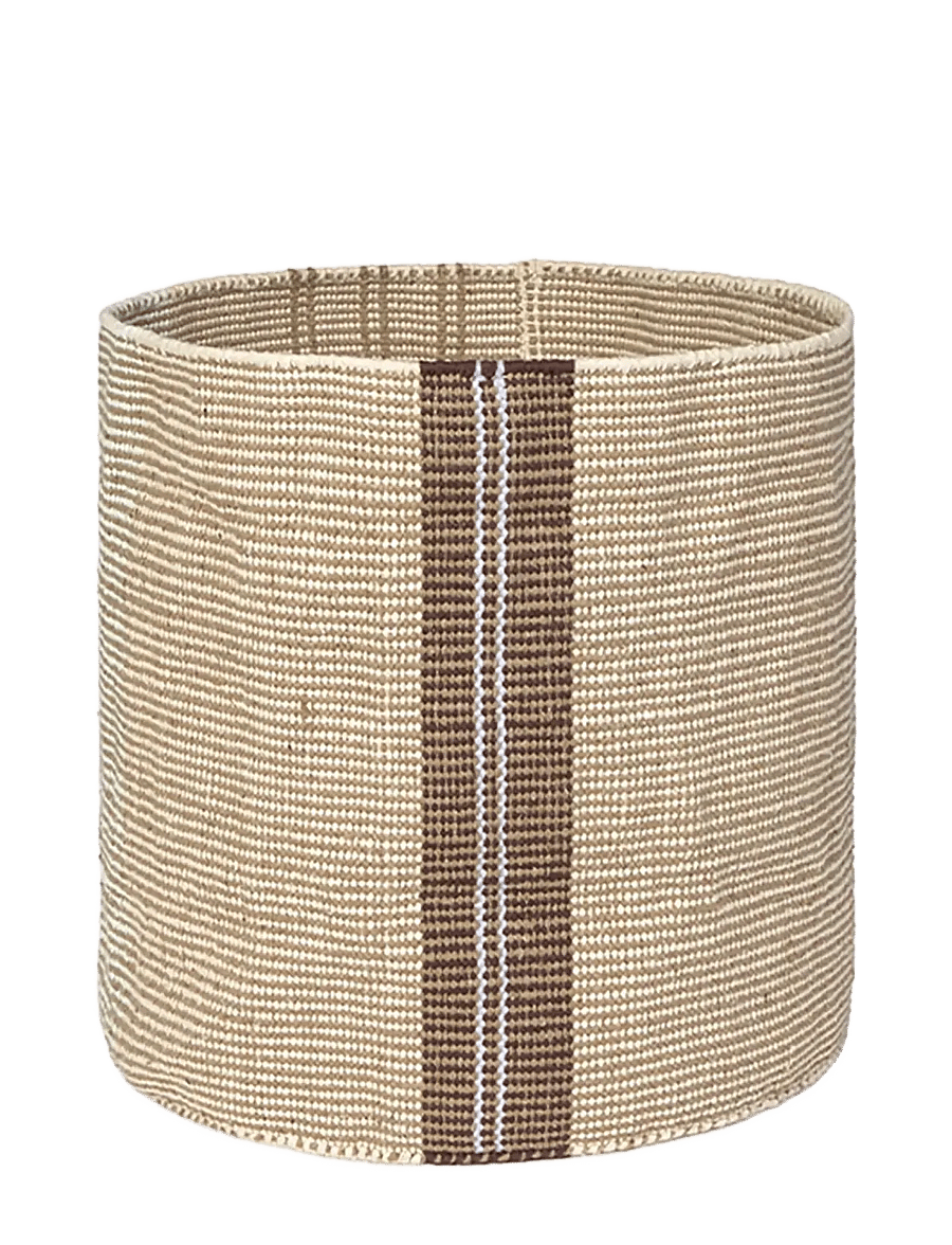Lorena Canals - Handloom Basket Tule - förvaringskorgar - rugcycled, natural, aqua, anil, coffee - 1