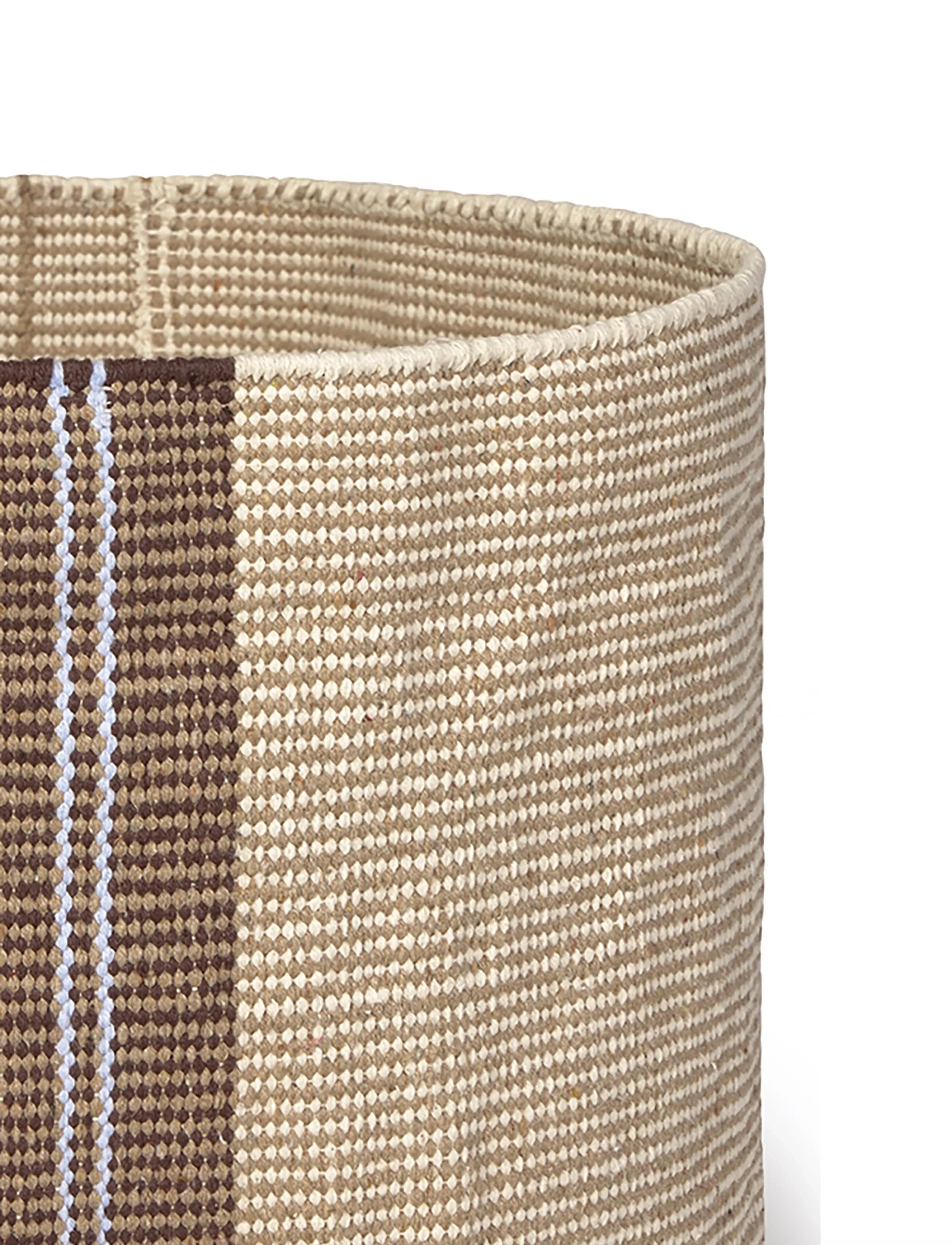 Lorena Canals - Handloom Basket Tule - förvaringskorgar - rugcycled, natural, aqua, anil, coffee - 5