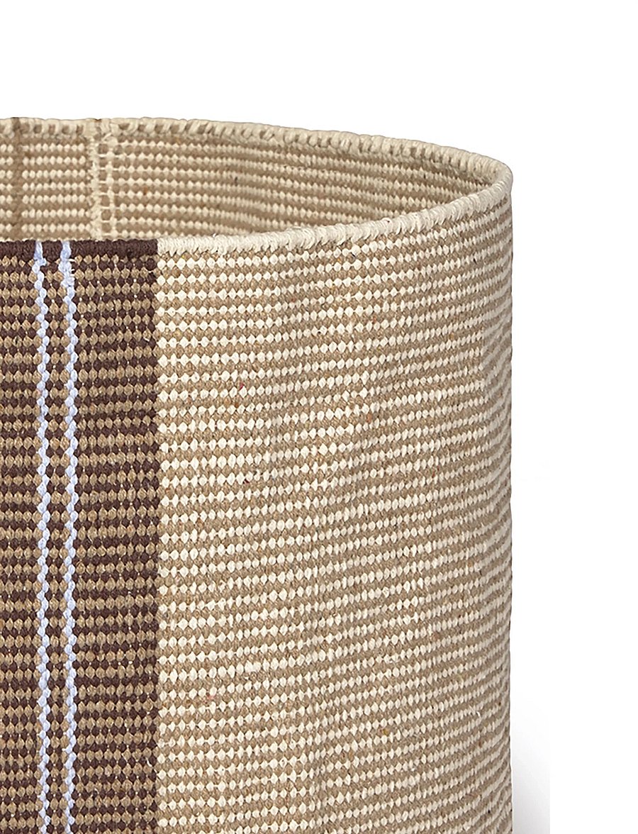 Lorena Canals - Handloom Basket Tule - förvaringskorgar - rugcycled, natural, aqua, anil, coffee - 5