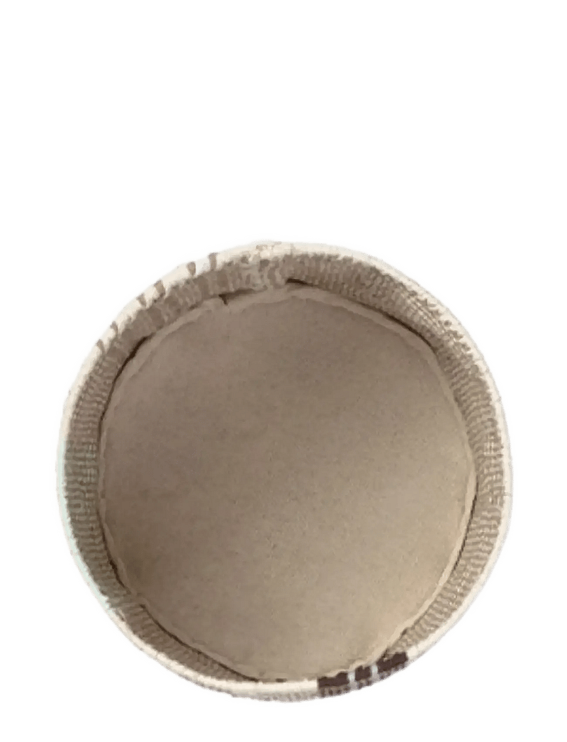 Lorena Canals - Handloom Mini Basket Tule - opbevaringskurve - rugcycled, natural, aqua, anil, coffee - 2